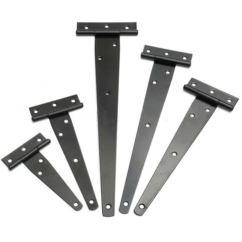 Tools Shape Wooden Door Garden Furniture Gate Tee Hinge Hinges Hardware Cabinet Shed Black Iron