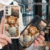 Phone Case: 2D Flat Samsung Galaxy A34 A35 M05 M06 S20 S22 S21 FE Plus 5G Protective Case, Plush Little Animals, Perfect Christmas and Halloween Holid
