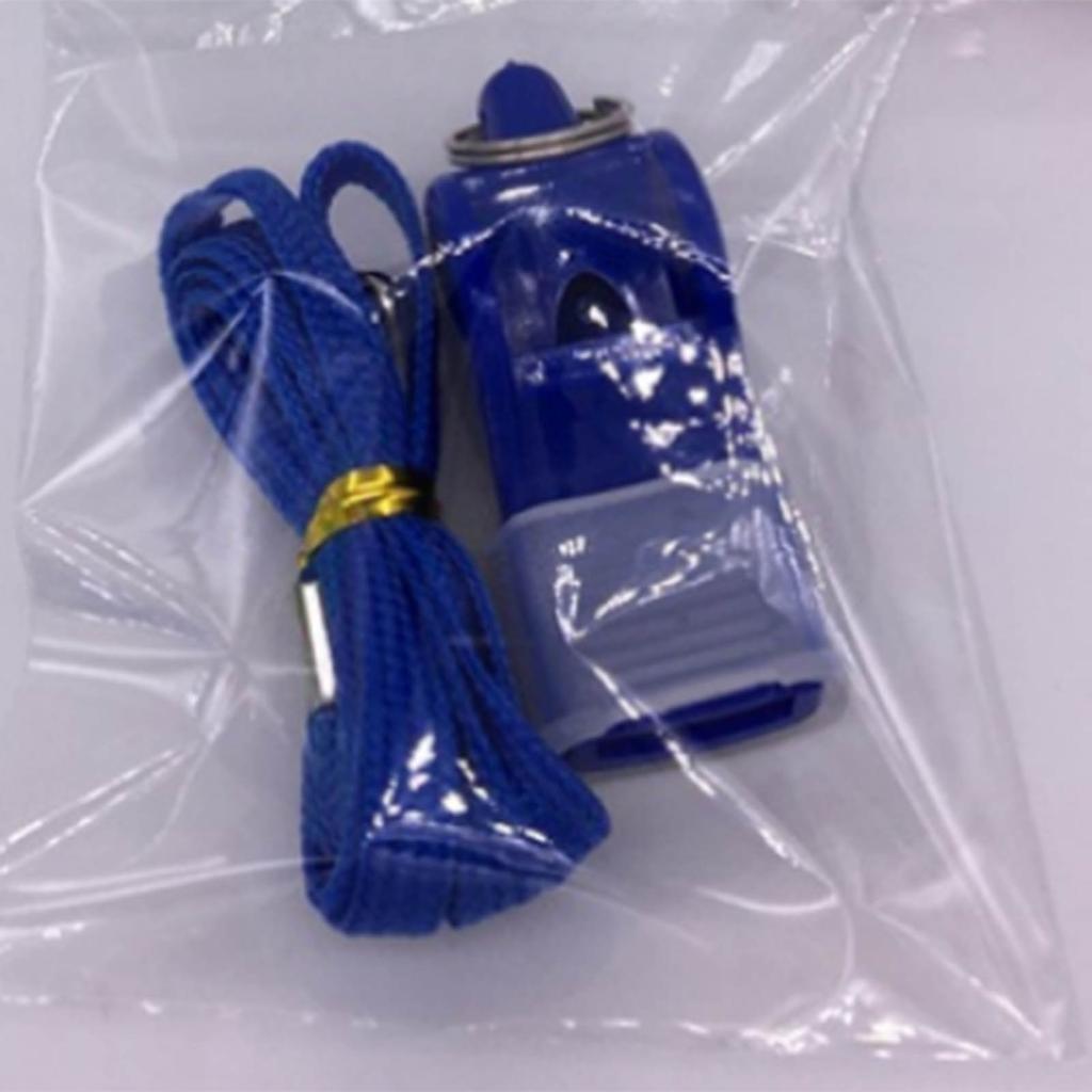 Outdoor Life Saving Emergency Whistles High Decibel Safety Survival Whistle with Lanyard for