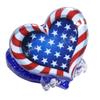 Yousheng Hair Claw Red White Blue Star Design Mini Hair Clip Independence Day Small Hair Clip Party Gatherings Patriotic Hair Accessory