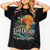 Lake Ontario Shirt, Original Name Endless Summers Tee, Vintage Lighthouse Great Lakes T-Shirt, Canada New York Lake Lover Gift, Retro Tee