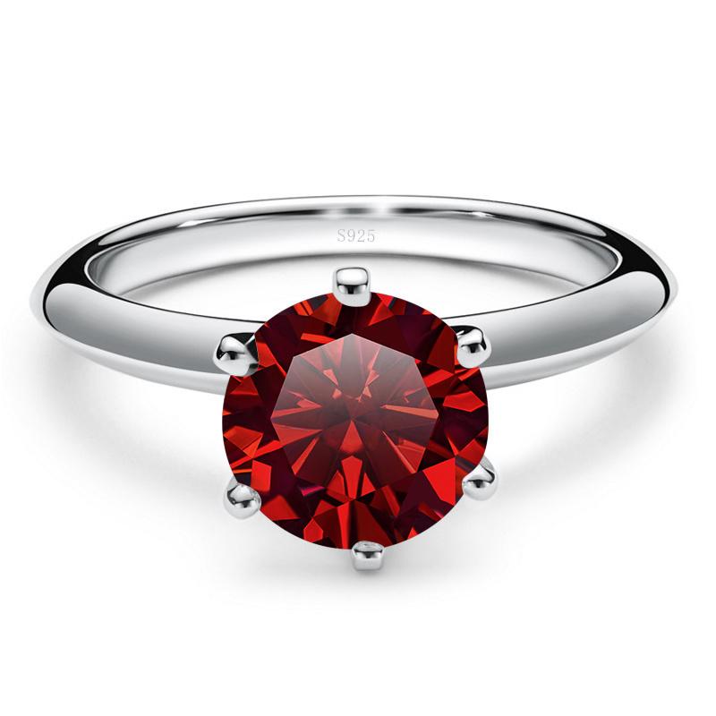 Bague Ringen 5ct 11mm Big Real Moissanite Ring For Women S925 Sterling Silver Fine Jewelry Wedding Engagement Anniversary Gift