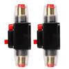 12 24V Inline Circuit Breaker, Lugs with Manual Reset Fuse Holder, Heat Shrink