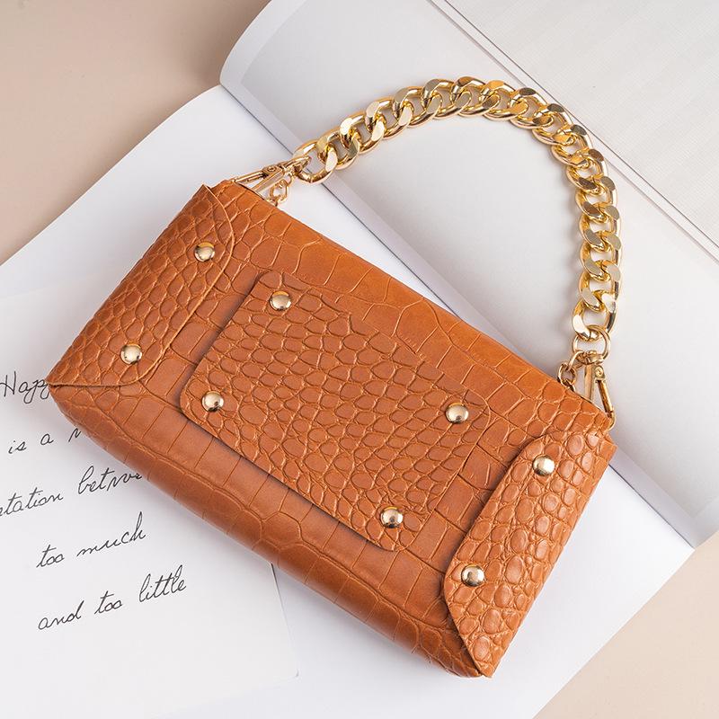 Mini Sac Bandoulière Femme: Sac à chaîne de style européen et américain, porte-monnaie, trousse à cosmétiques