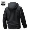Men's 2025 Spring Trend Hooded Windbreaker: Casual Loose-Fit Workwear Jacket