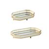 1PC Metal Cosmetics Trays Octagonal Versatile for Accessories Jewelry Tray Elegant Tray Organizer Jewelry 2 Sizes