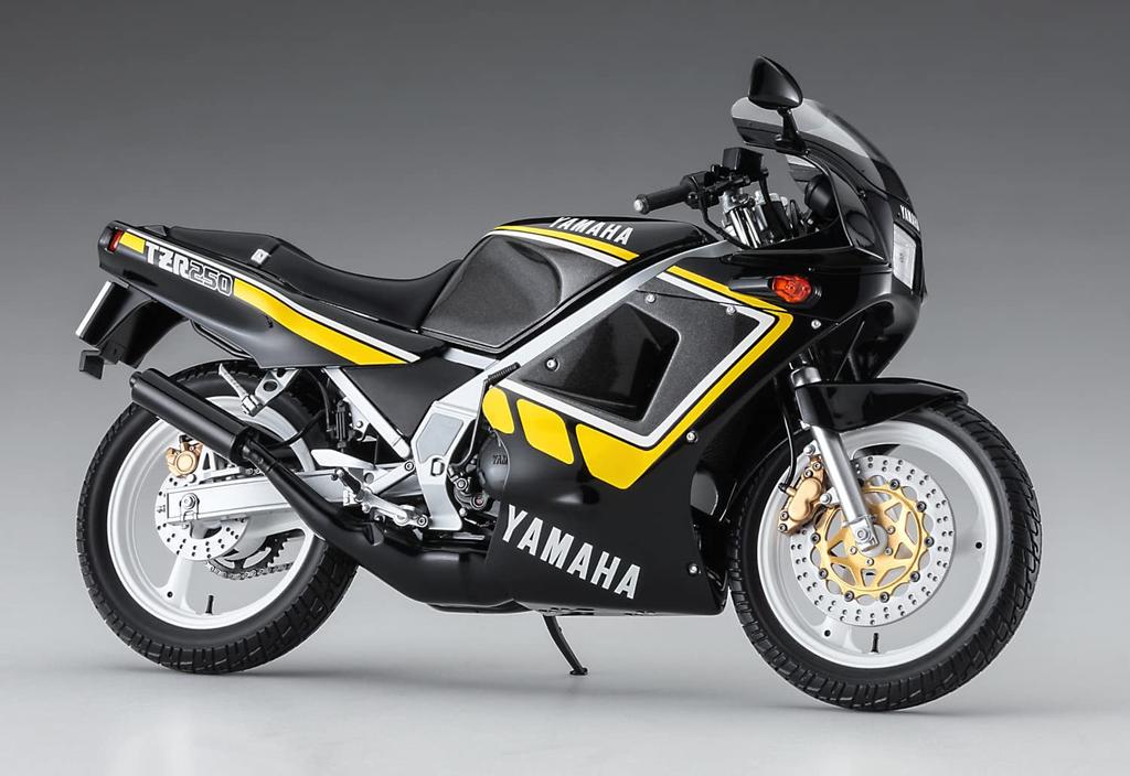 Hasegawa Yamaha TZR250 Nový černý plastový model Yamaha 21743 1/12 (2AW)