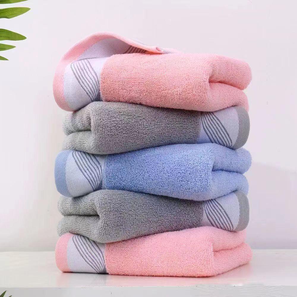 Pure Cotton Embroidered Jacquard Face Towel - Soft, Thick, Absorbent, Gift Box Included