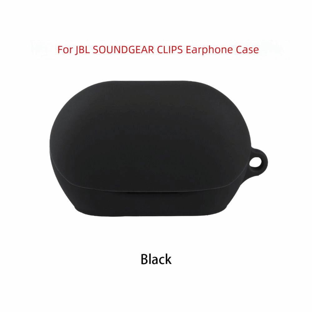 with Carabiner Earbuds Cover Silicone Headphone Protective Case for JBL SOUNDGEAR CLIPS