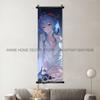 Game Genshin Impact Poster Sexy Anime Mona Home Decor Scroll Picture Sucrose Wall Art Decorative Hanging Painting Interior Mural