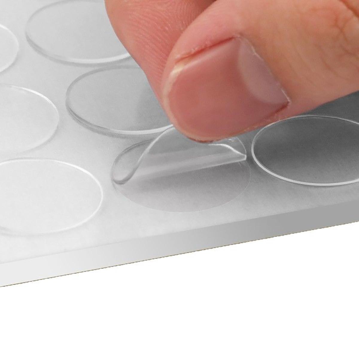 

100 шт. Двусторонние липкие точки Лента Без следов Лента Самоклеящиеся точки Наклейки для плаката Фестиваль Настенный декор 13*8 мм