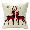 Christmas Elk Forest Car Neck Guard Home Sofa Pillowcase Christmas Pillowcase with Core
