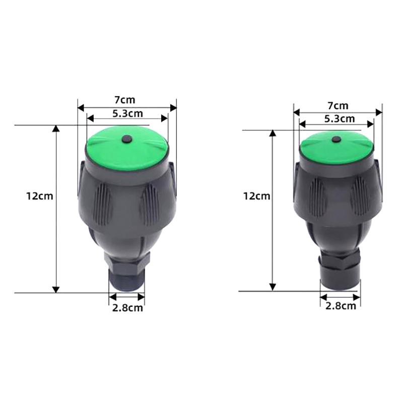 350/550 L/H 360° Rotating Agriculture Long Distance Sprinkler With 1/2" Male Thread Garden Lawn Irrigation Watering Sprinklers