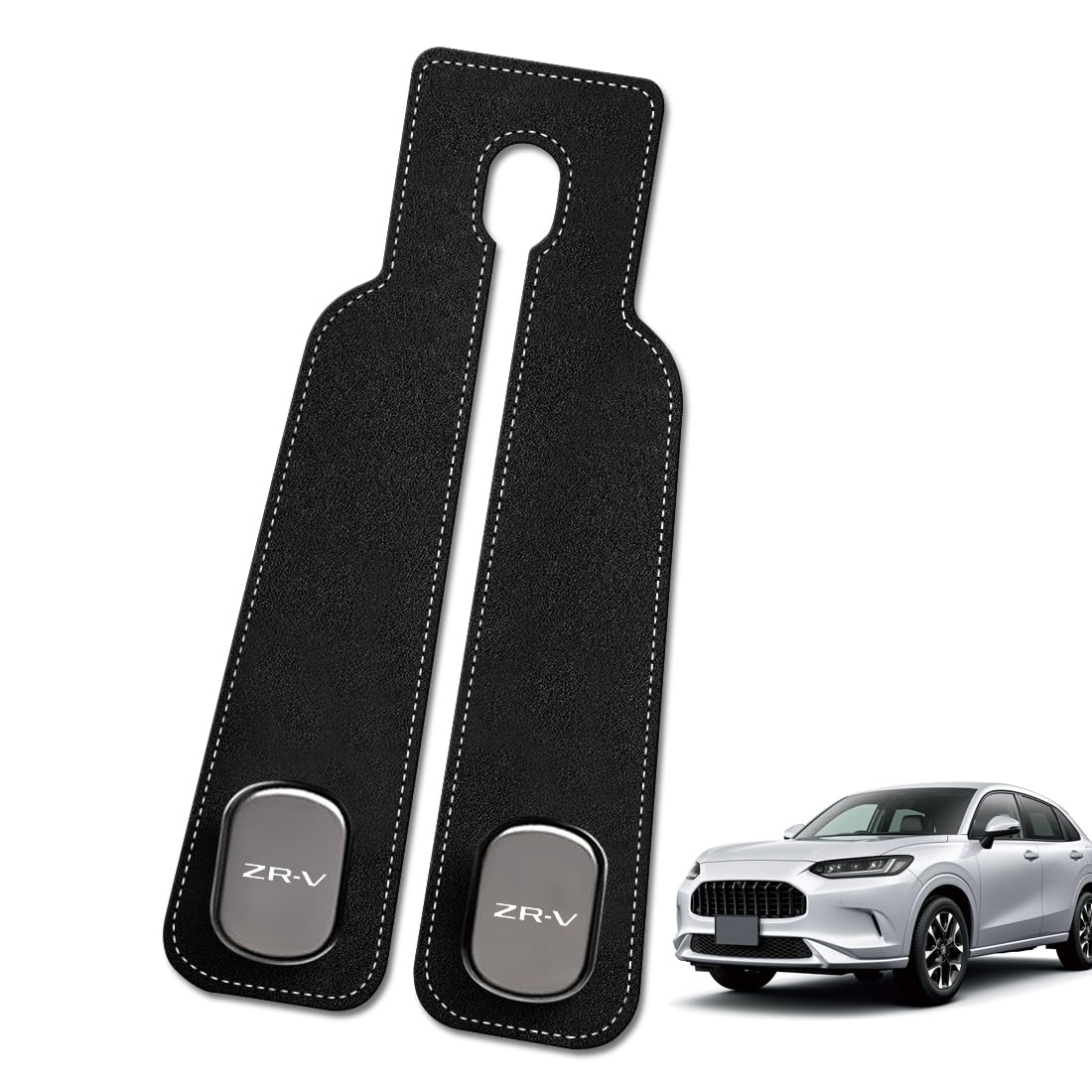 

Крючки для сиденья автомобиля LUTU для нового и эксклюзивного логотипа, скрытые металлические двойные передние и внутренние крючки для подголовника автомобиля ZR-V (RZ3, RZ4, RZ5, RZ6, Серия), чёрный