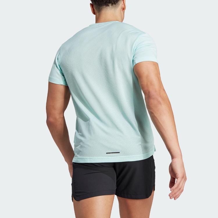 Adidas Agravic Trail Running Tee Men Tops Light-Green HZ6240
