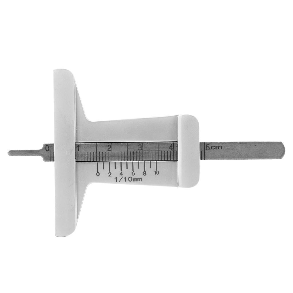Car Tire Tread Depth Gauge Stainless Steel High Precision Anti Slip Thread Measuring Gauge for