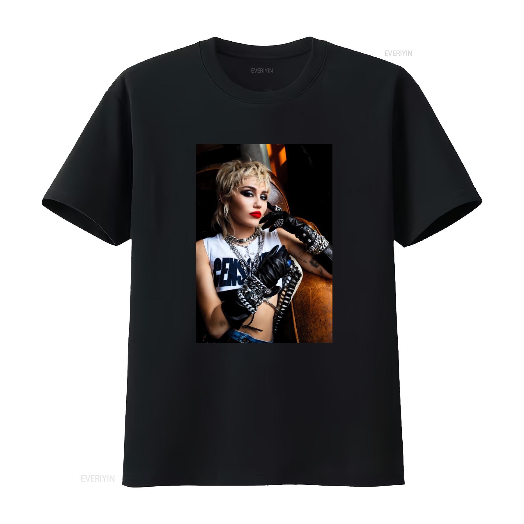 

Miley Cyrus Plastic Hearts Print T Shirt Trendy Rock Style for Women Sizes S 5XL vintage Washed homme graphic Stylish fashion 4XL