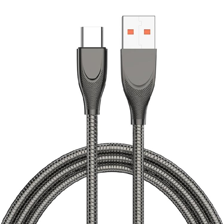 Fast Charging 65W USB To USB C Male to Male Cable Tip Metal Braided Power Delivery Connector Data Cord For Phone Accessories