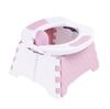 Portable Includes 20 Light Ideal for Outdoor Use and Disaster Preparedness Kids' Potty, Foldable, Portable, Easy-to-Use, Odor-Resistant Bags, Pink,