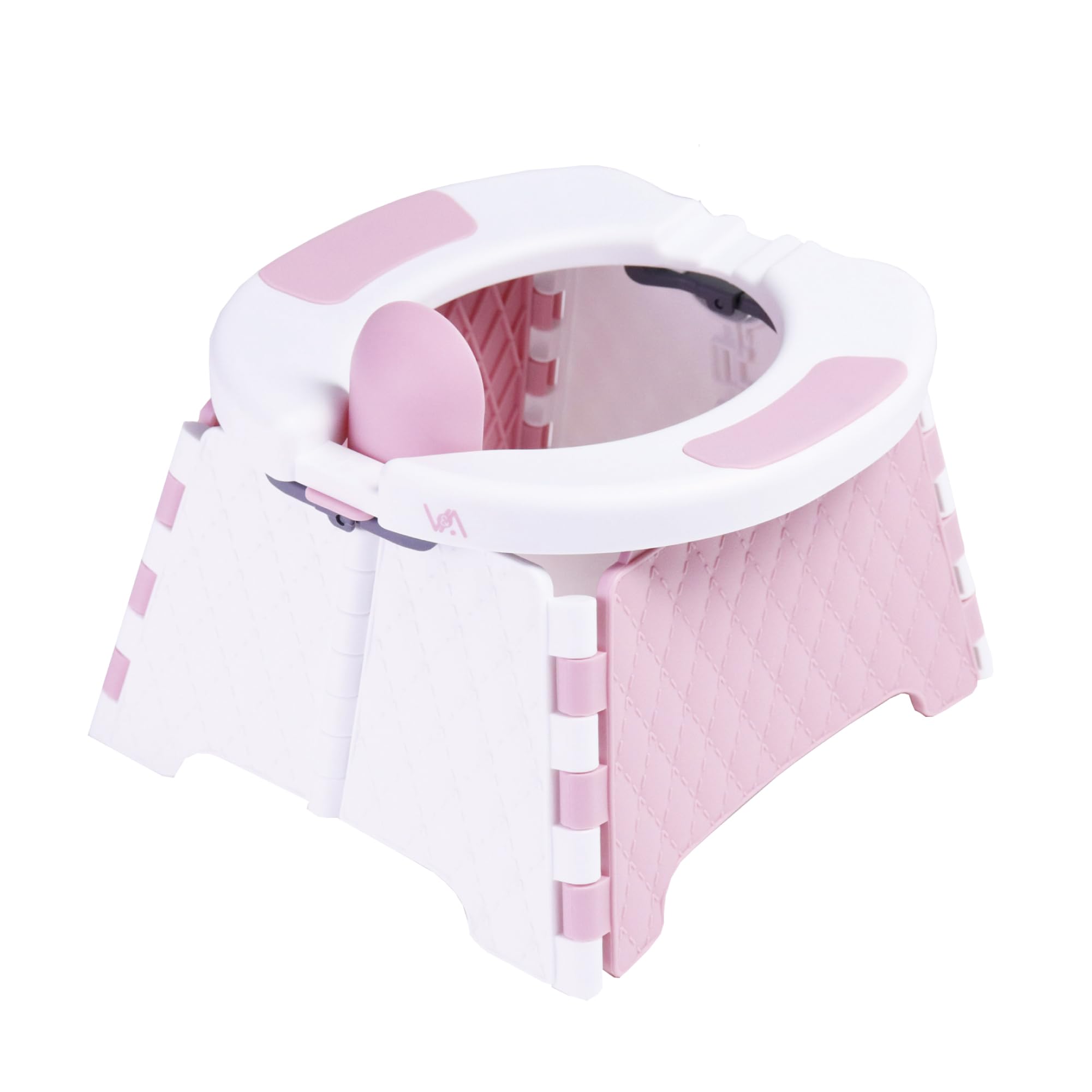 

Portable Includes 20 Light Ideal for Outdoor Use and Disaster Preparedness Kids Potty, Foldable, Portable, Easy-to-Use, Odor-Resistant Bags, Pink,