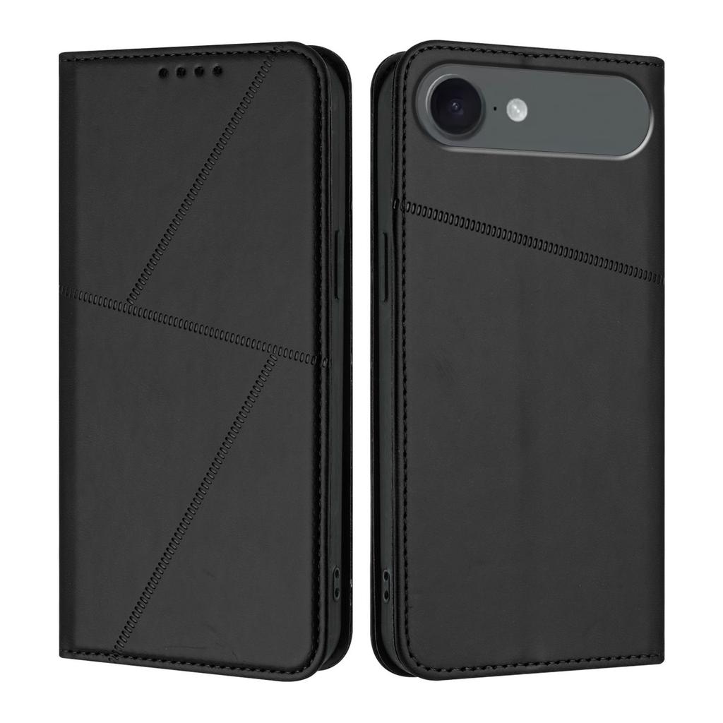 For iPhone 17 Air Wallet Case Magnetic Closure Leather Flip Phone Cover with Stand