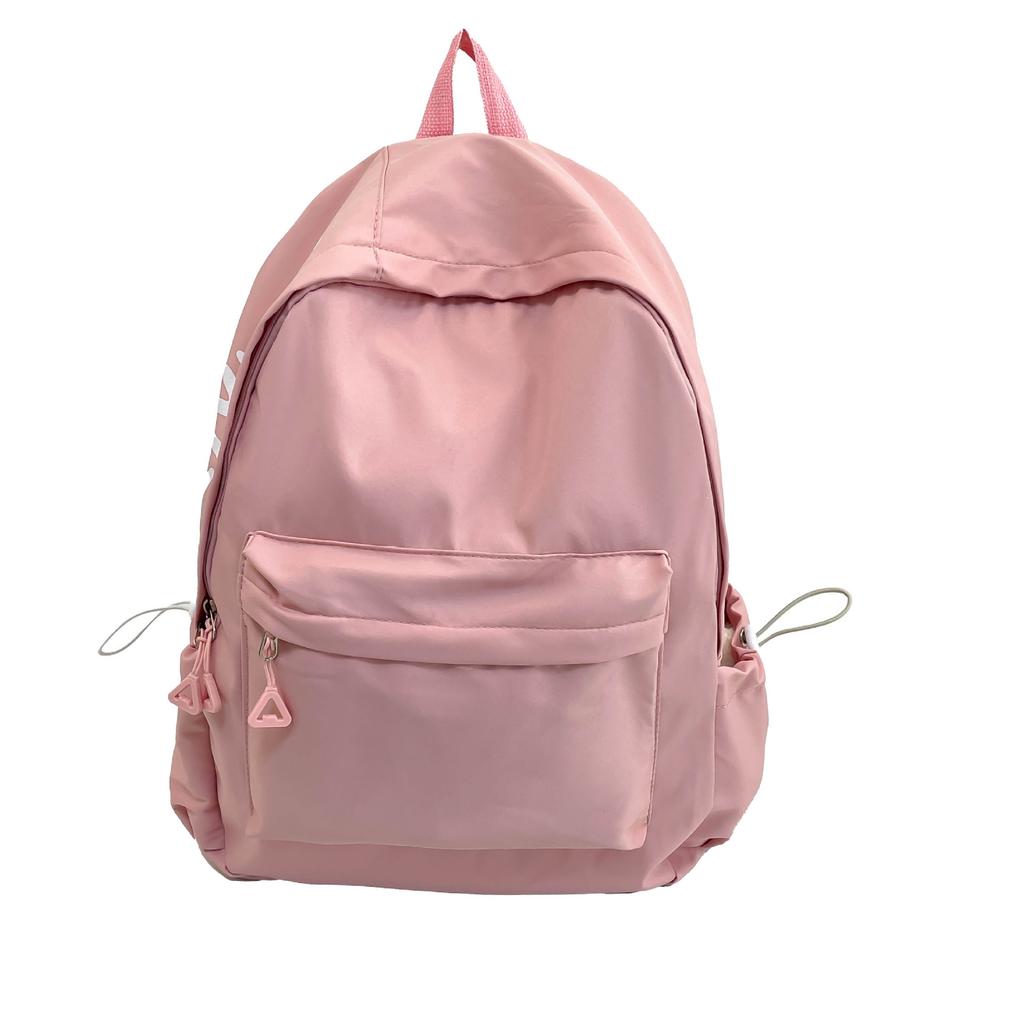 Fashion Letter Mori Simple Backpack Female Large Capacity Junior High School Student School Bag Versatile Youth Campus Backpack