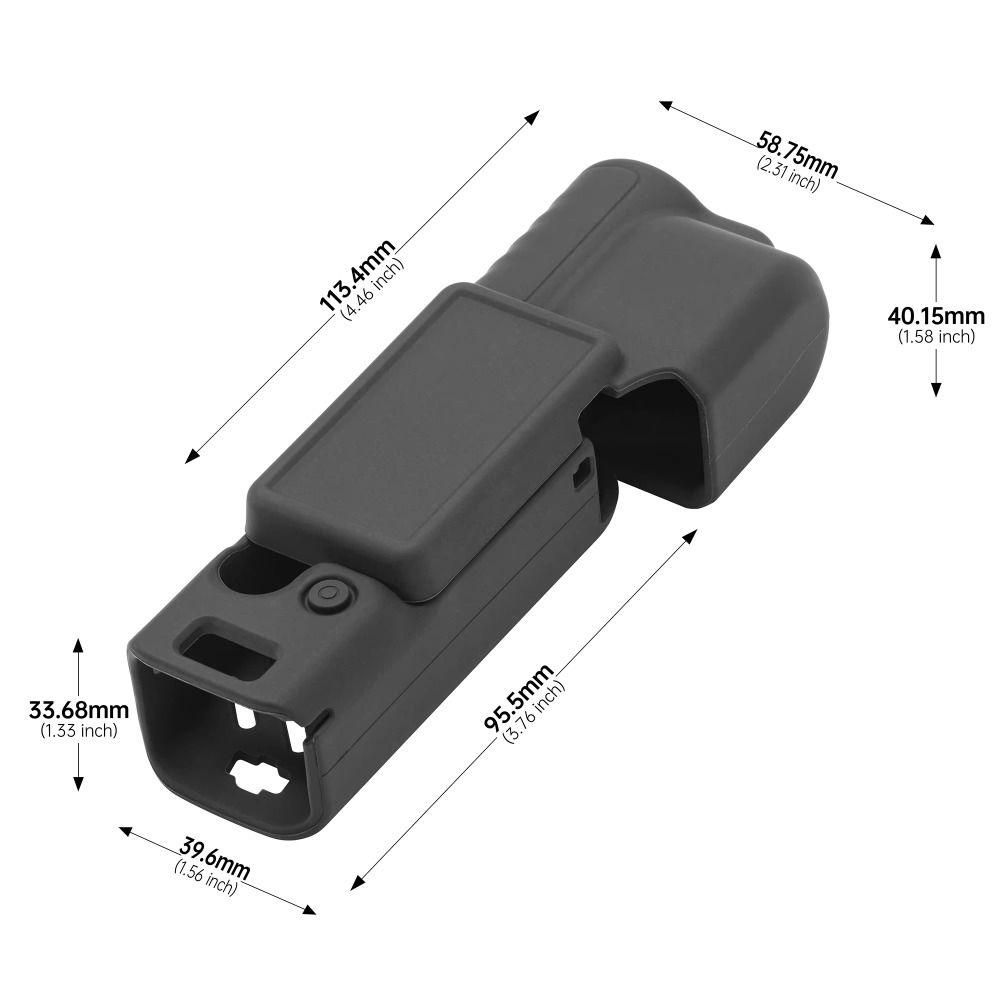Silikon-Schutzhülle Kratzfester Bildschirmschutz für DJI Osmo Pocket 4 Gimbal Kamera Zubehör