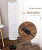 Nordic Modern Three-Color Light Paper Floor Lamp for Bedroom and Living Room