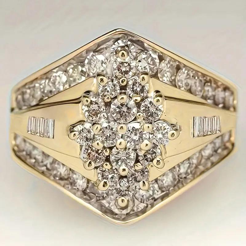 

2026 New European and American Ring Women s Palace Style Fashion Light Luxury Ring Micro Inlaid Zircon Exquisite Zircon 6