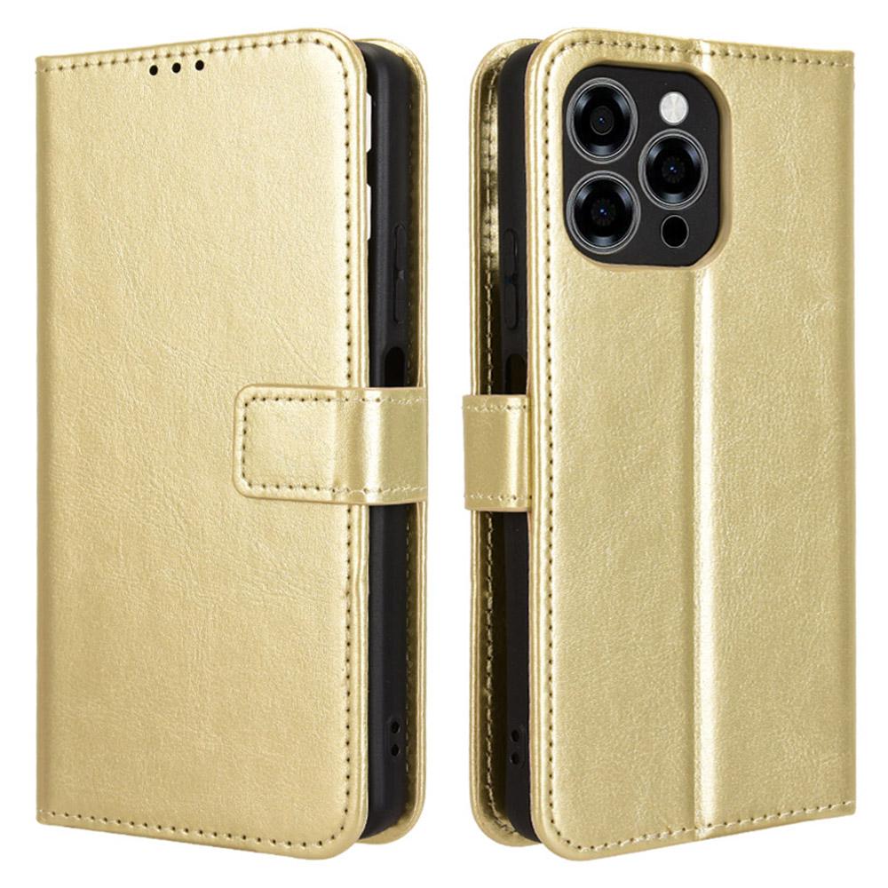 For Doogee Note 58 Pro/Note 58 Case Crazy Horse Texture PU Leather Phone Wallet Cover