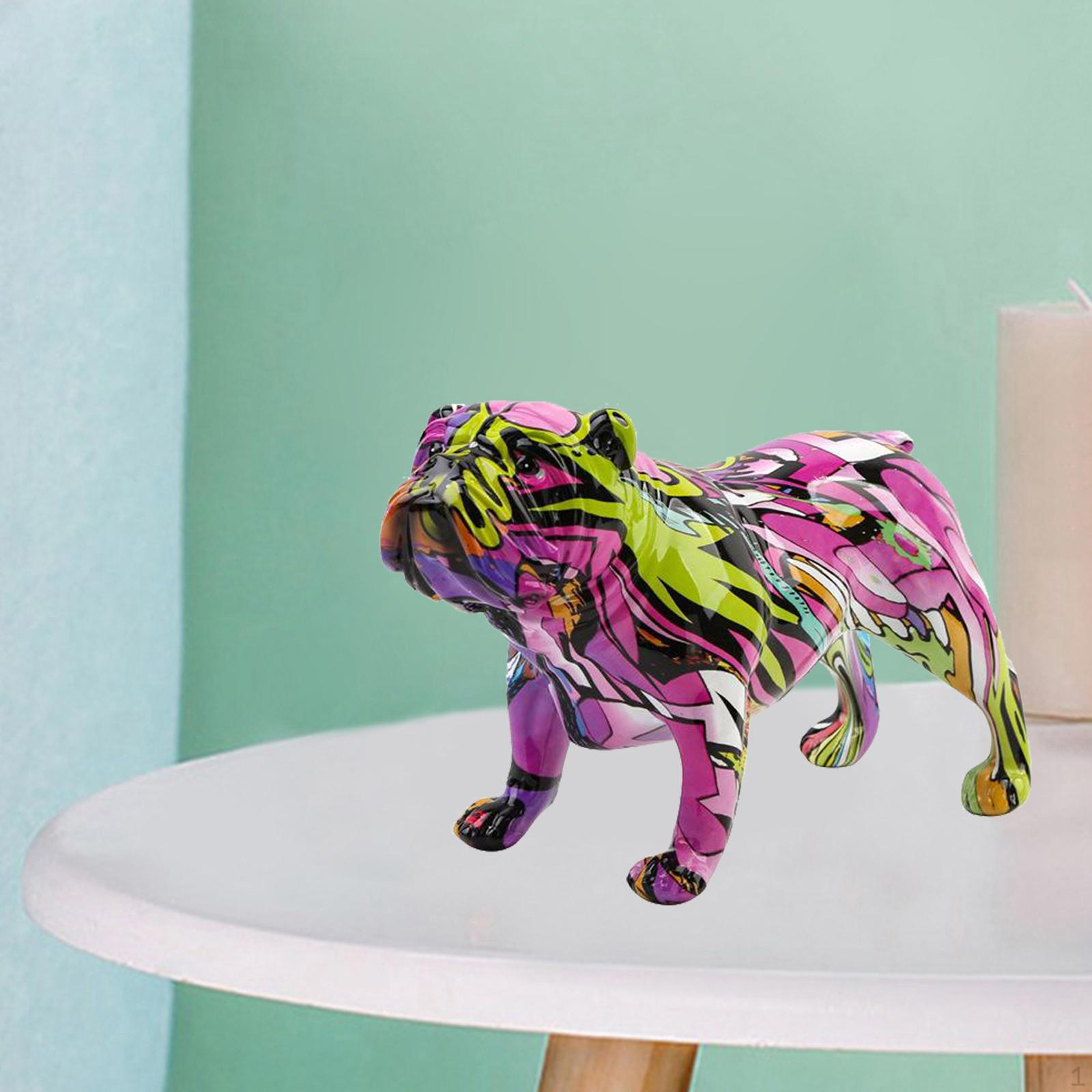 

Статуэтки из смолы, скульптура собаки, ручная работа, художественные фигурки для гостиной, прихожей B