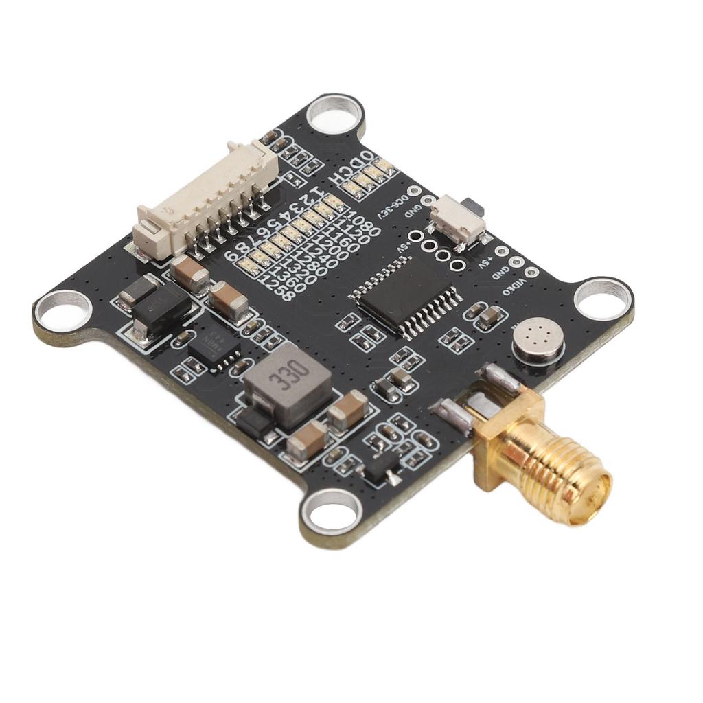 1.2G VTX 1.6W Video Transmitter Module 9CH FPV Transmitter Module for FPV Racing RC Drones DC7‑36V