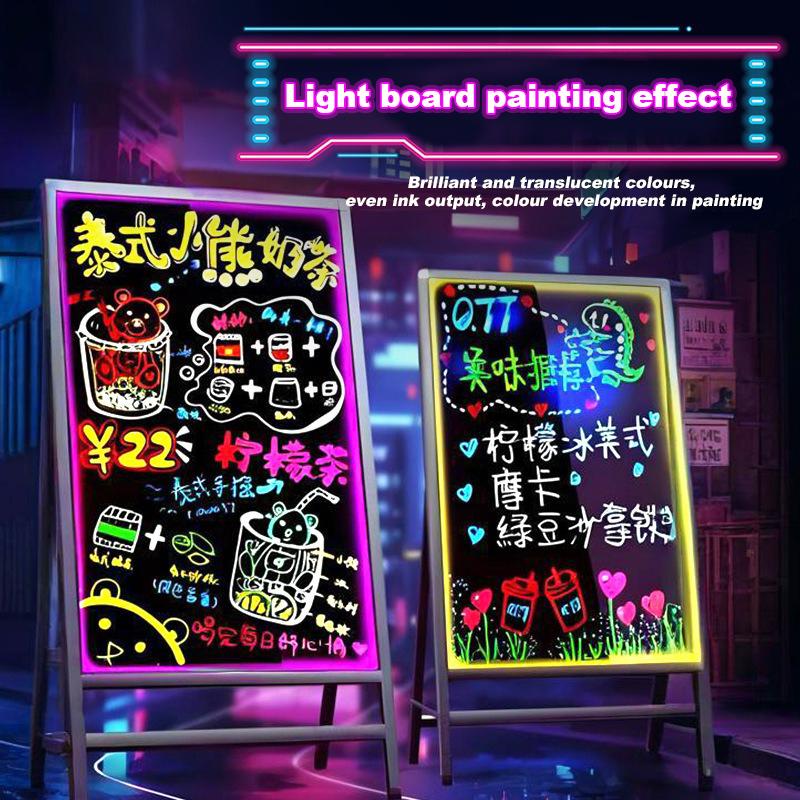 Liquid Erasable Chalk Markers Pens 6/8 Colors Washable & Wet Erase Neon Art Makers for Blackboard Chalkboard Signs Glass Window