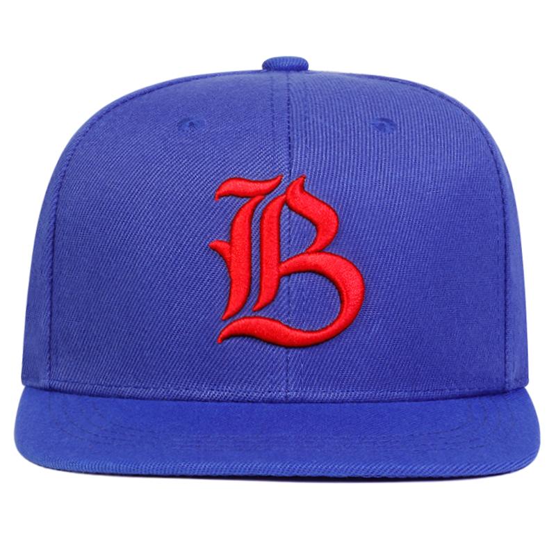 New IB Letter Embroidery Snapback Cap Unisex Fashion Baseball Cap Man Hot Sale HiP Hop Baseball Cap Women Outdoor Sport Hat