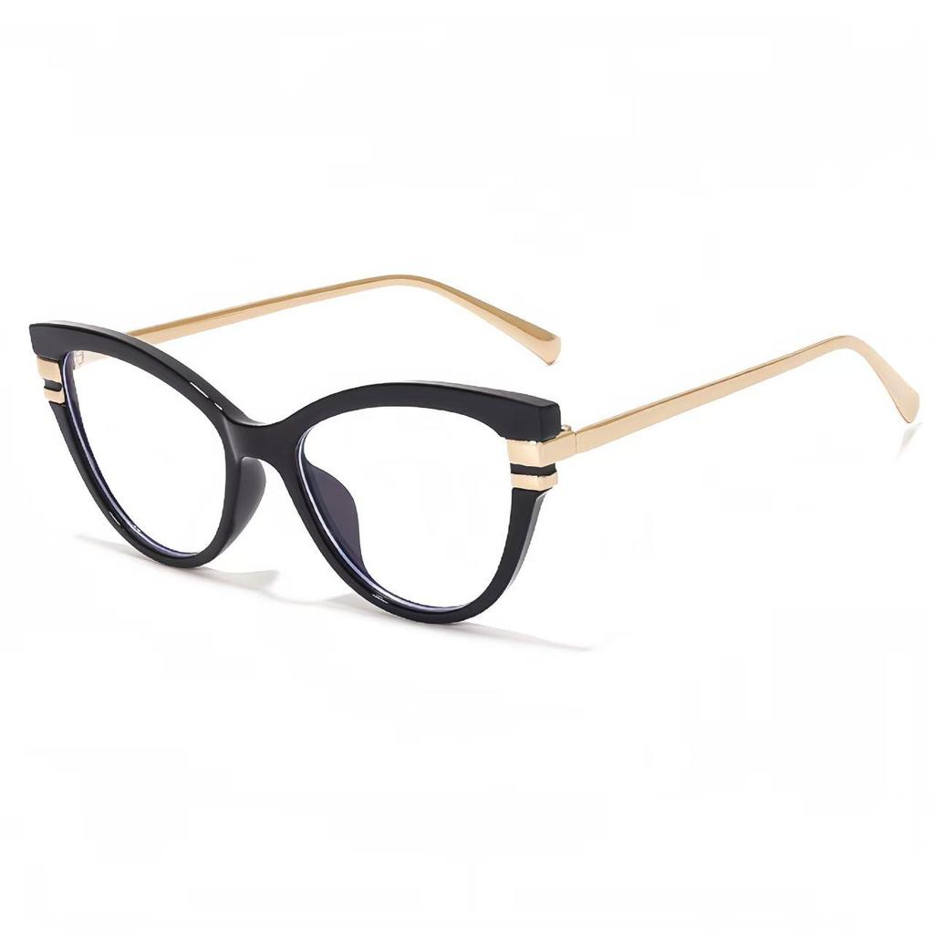 Chic Cat-Eye Women's Anti-Blue Light Fashion Eyeglasses for Daily Wear