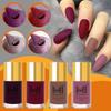 Soft Smooth Unique Matte Finish Nail Polish Combo Sets Of 4 Unique Colors - Magenta Red, Bordeaux, Deep Coffee, Rose Taupe - 39.60 Ml