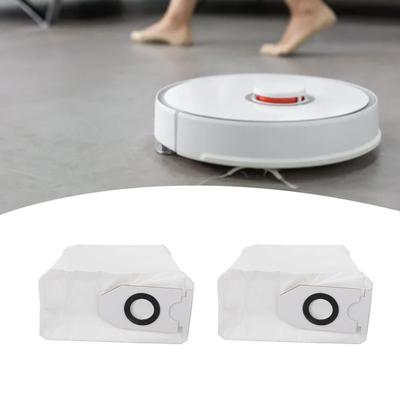 6pcs Robot Vacuum Cleaner Dust Bags Non Woven Vacuum Cleaner Dust Collection Bags Replacement Parts for Midea V10 V12 W11