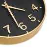 Nordic Silent Wall Clock Black
