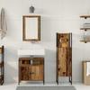 Bathroom Furniture Set with Storage 3 pcs Brown 33 x 33 x 120.5 cm