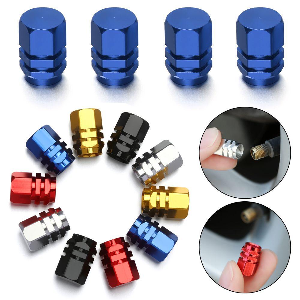 

Waterproof Aluminum Alloy Rim Stem Covers Tire Valve Caps Tyre Cap Car Wheel Accessories золотой