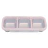 Snack Container   Proof Stainless Steel 3 Compartments Easy Cleaning Metal Snack Container