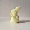 Holiday Decoration Soft Touching Bunnies Figurines Color Option Rabbit Ornament for Home and Party Table Decoration 1PC