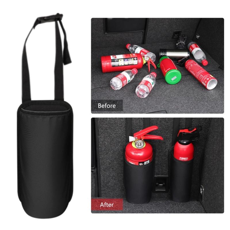 Sätesrygg Vattenmugghållare Brandsläckarhållare Universell Dryck Paraplyhållare Sätesryggmontering Förvaringsväska