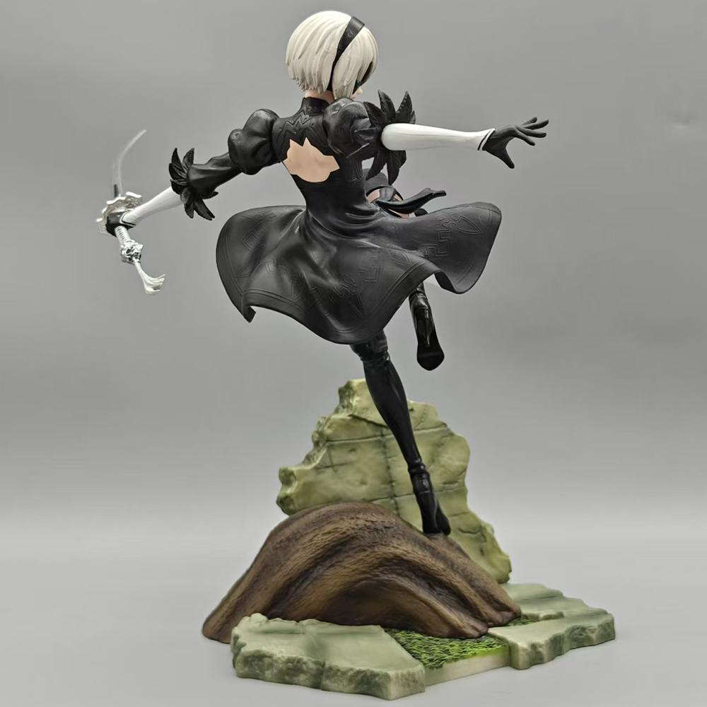 Nier Anime 2B figure 2B Yorha No.2 Type B action Figure Model Warrior statue Collection Ornament Cartoon Model Toy Anime Gifts