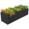8x2x2FT Raised Garden Beds Outdoor Planter for Gardening Vegetables Flowers Large Metal Garden Box Deep Plant Flower Pots Outdo