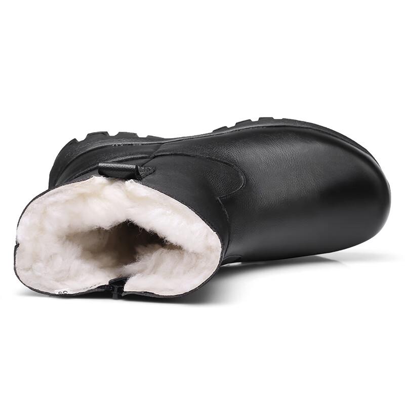 Men's Winter Wool Lined High-Top Boots