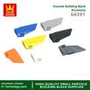 16Pcs/lot NO.64683 5 × 11 Plate Right Plastic Fairing Block Moc Color Accessories Compatible with Brick DIY Children's Toy