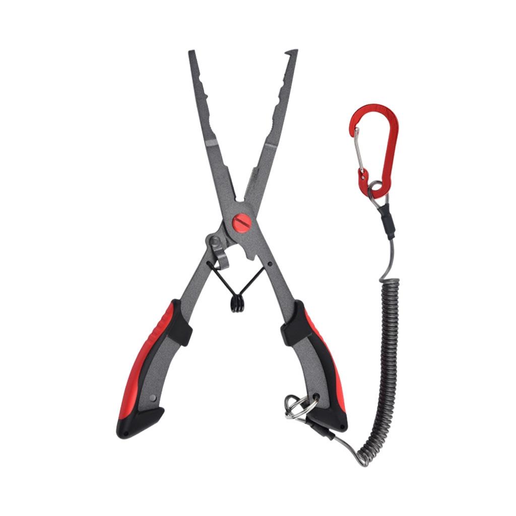 Pinze da Pesca Multifunzione: Rivestito in Teflon, Resistente alla Corrosione, Rimuovi Amo, Taglia Filo, Controllo Pesce, Pinze per Esche.