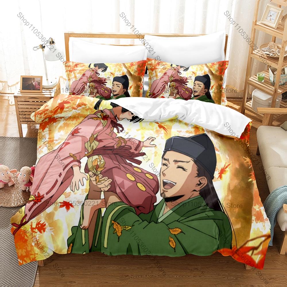Cool Popular Manga The Elusive Samurai Pattern 3 In 1 Bedding Set Quilt Cover With Two Pillowcases Comfortable Household Bed Sup