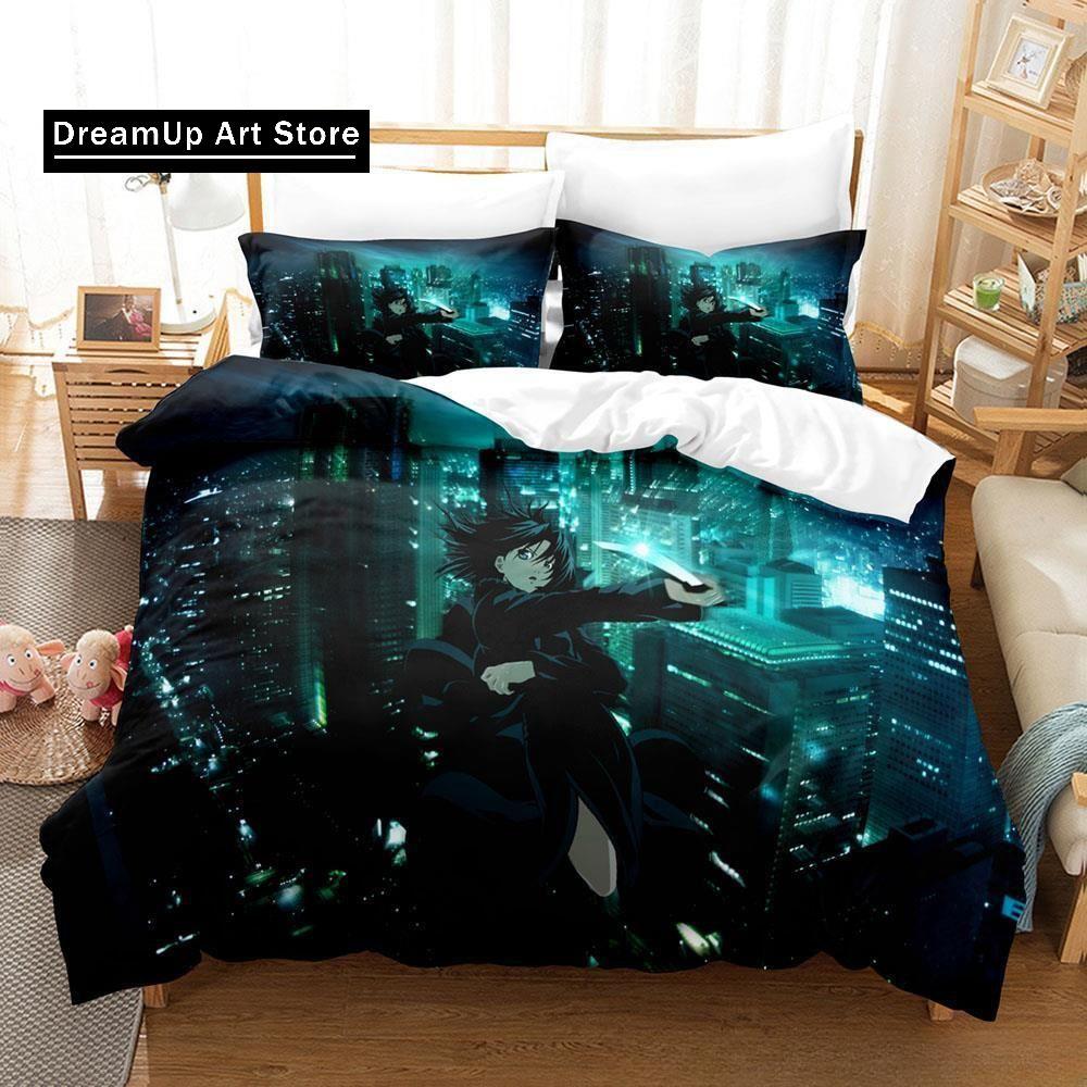 Set de lenjerie de pat cu imprimare 3D Anime Boundary of Emptiness Ryougi Shiki Băieți Fete Twin Queen Full Size Husă de pilota Față de pernă Set de pat Adu